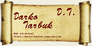 Darko Tarbuk vizit kartica